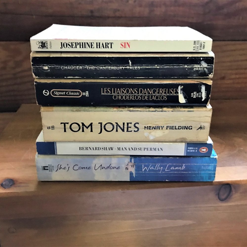6 Paperback Book Bundle